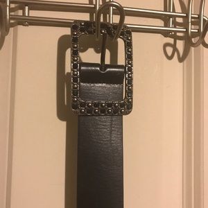 Black plus size belt